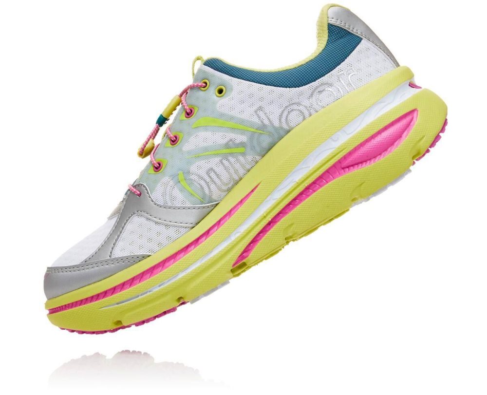 Hoka Outdoor Voices Bondi B Light Green / Pink | 85702TIDG