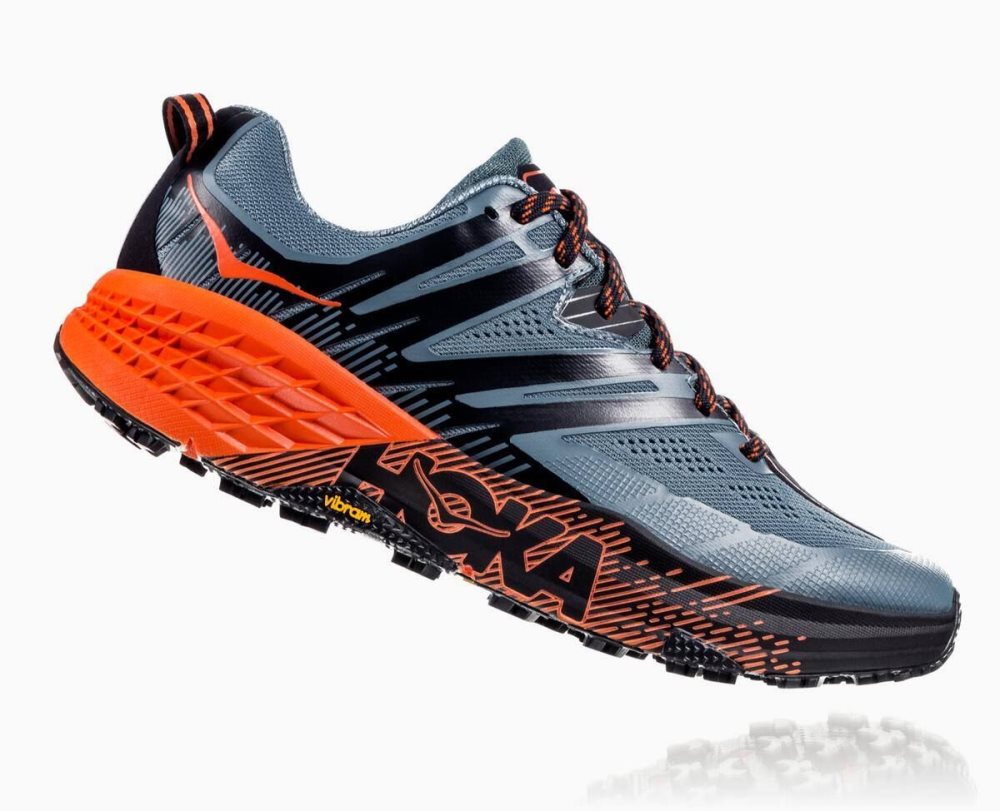 Hoka Speedgoat 3 Stormy Weather/Tangerine Tango | 45163JTUE