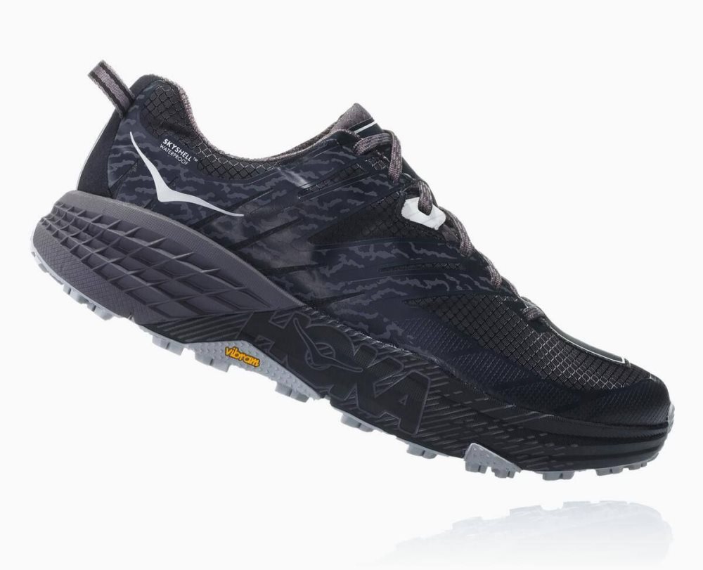 Hoka Speedgoat 3 Waterproof Black / Deep Grey | 75834NGDF