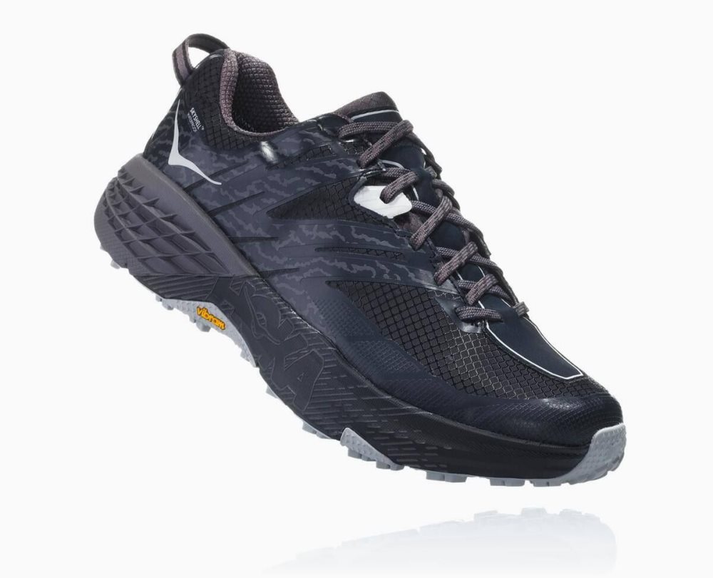 Hoka Speedgoat 3 Waterproof Black / Deep Grey | 75834NGDF