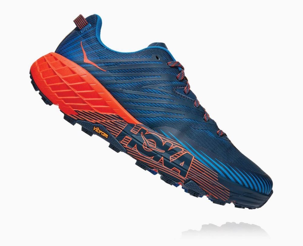 Hoka Speedgoat 4 Blue / Red | 31948AJBM