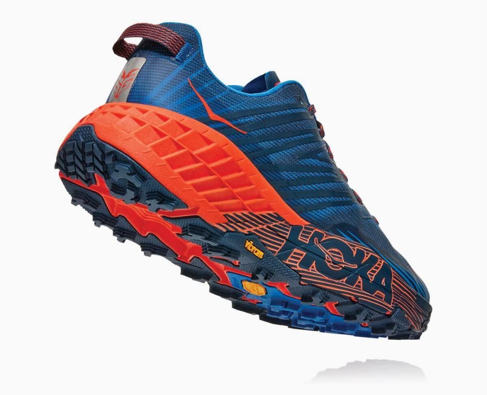 Hoka Speedgoat 4 Blue / Red | 31948AJBM