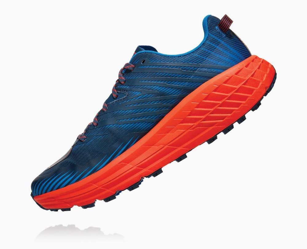 Hoka Speedgoat 4 Blue / Red | 31948AJBM