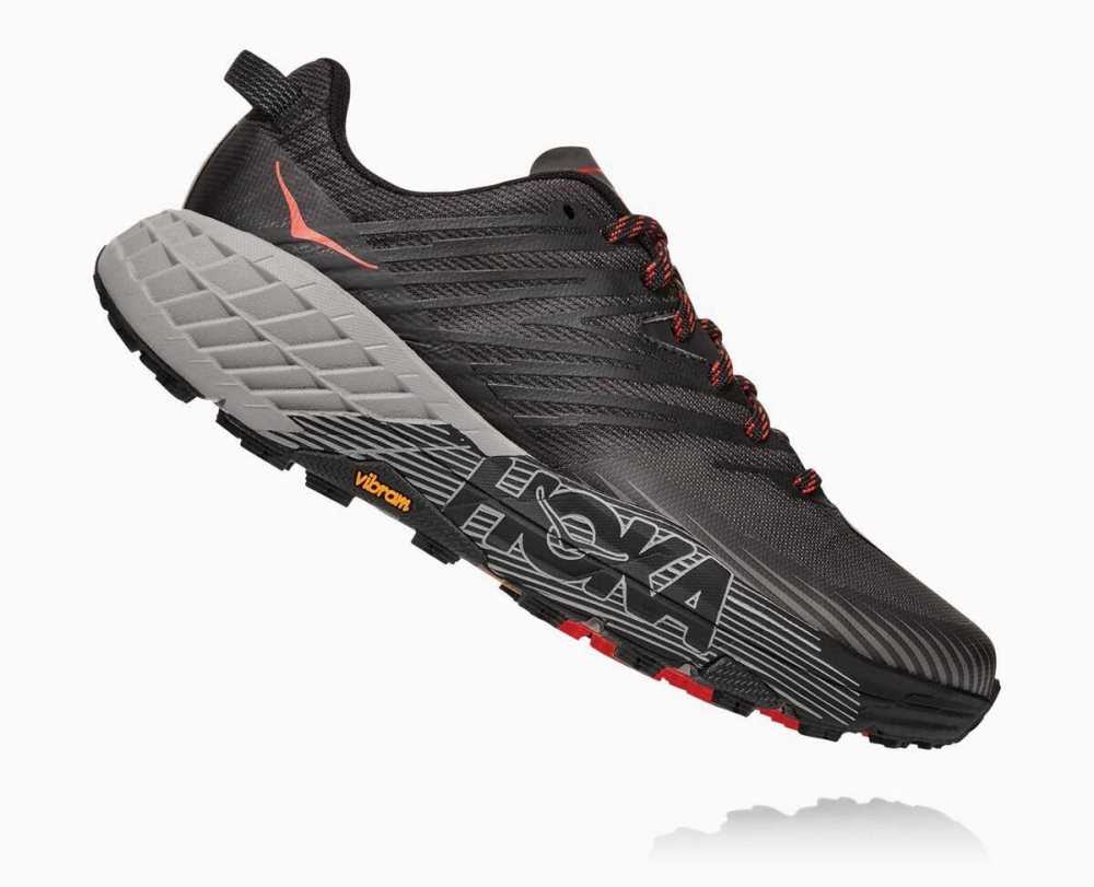 Hoka Speedgoat 4 Dark Grey / Dark Grey | 14092ZPWG