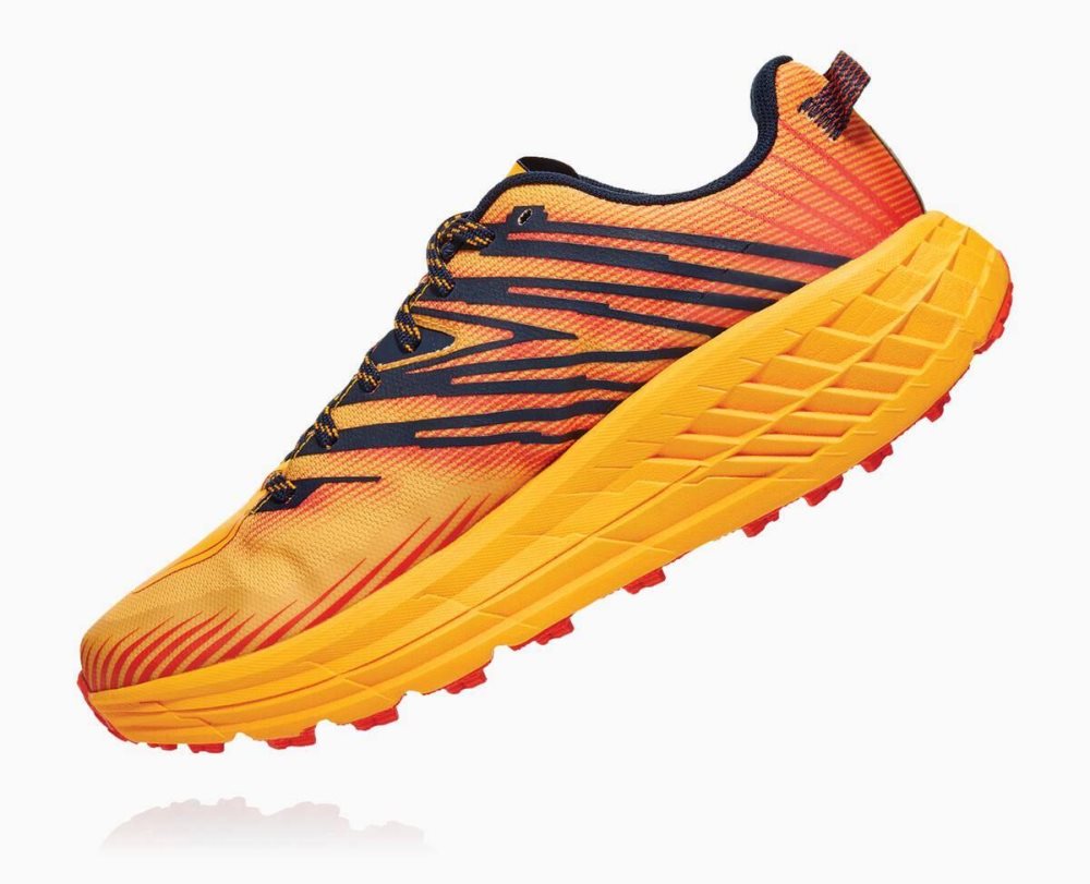 Hoka Speedgoat 4 Gold / Black | 13825ZXEI