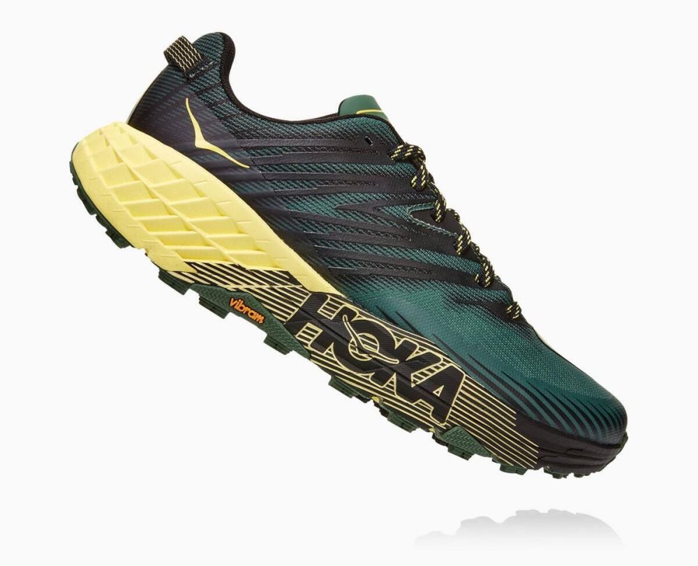 Hoka Speedgoat 4 Myrtle/Limelight | 16243THOA