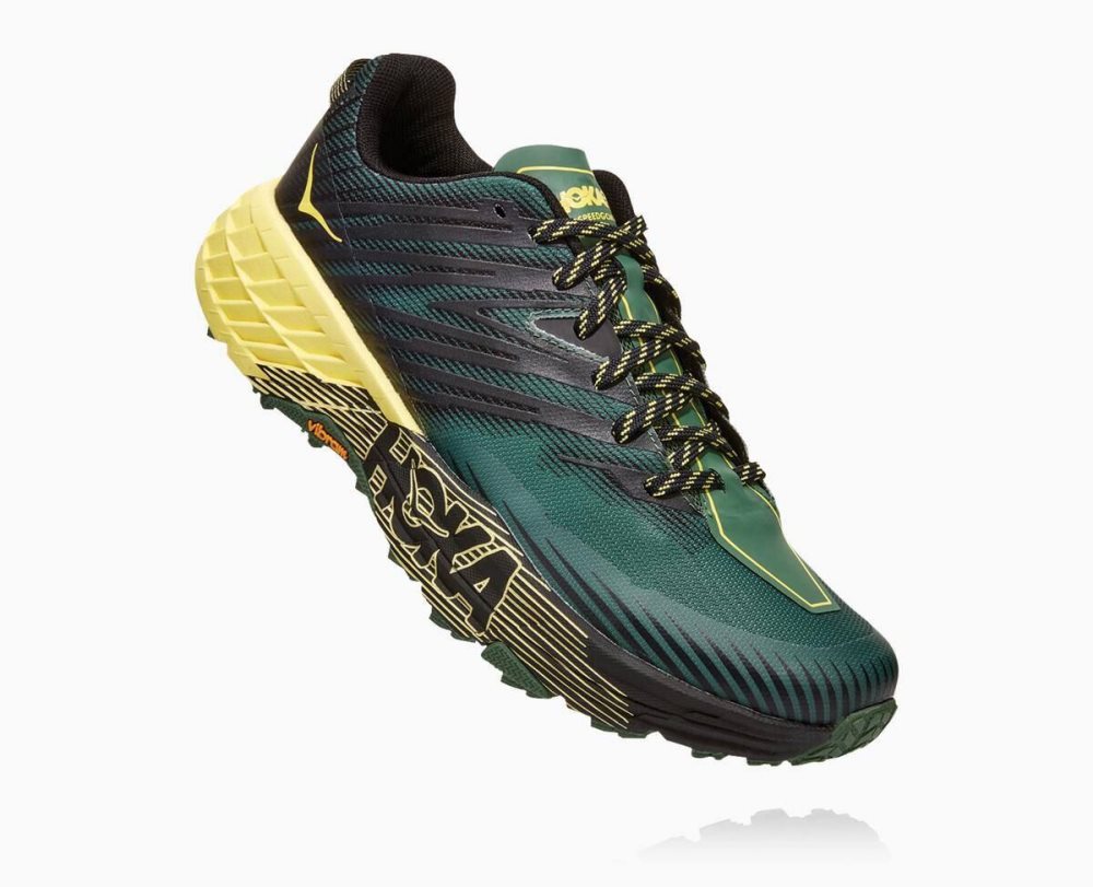 Hoka Speedgoat 4 Myrtle/Limelight | 16243THOA