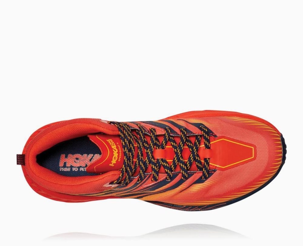 Hoka Speedgoat Mid GORE Red / Gold | 08524AIGE