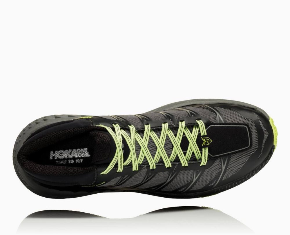 Hoka Speedgoat Mid Waterproof Black / Grey | 13094QUGR