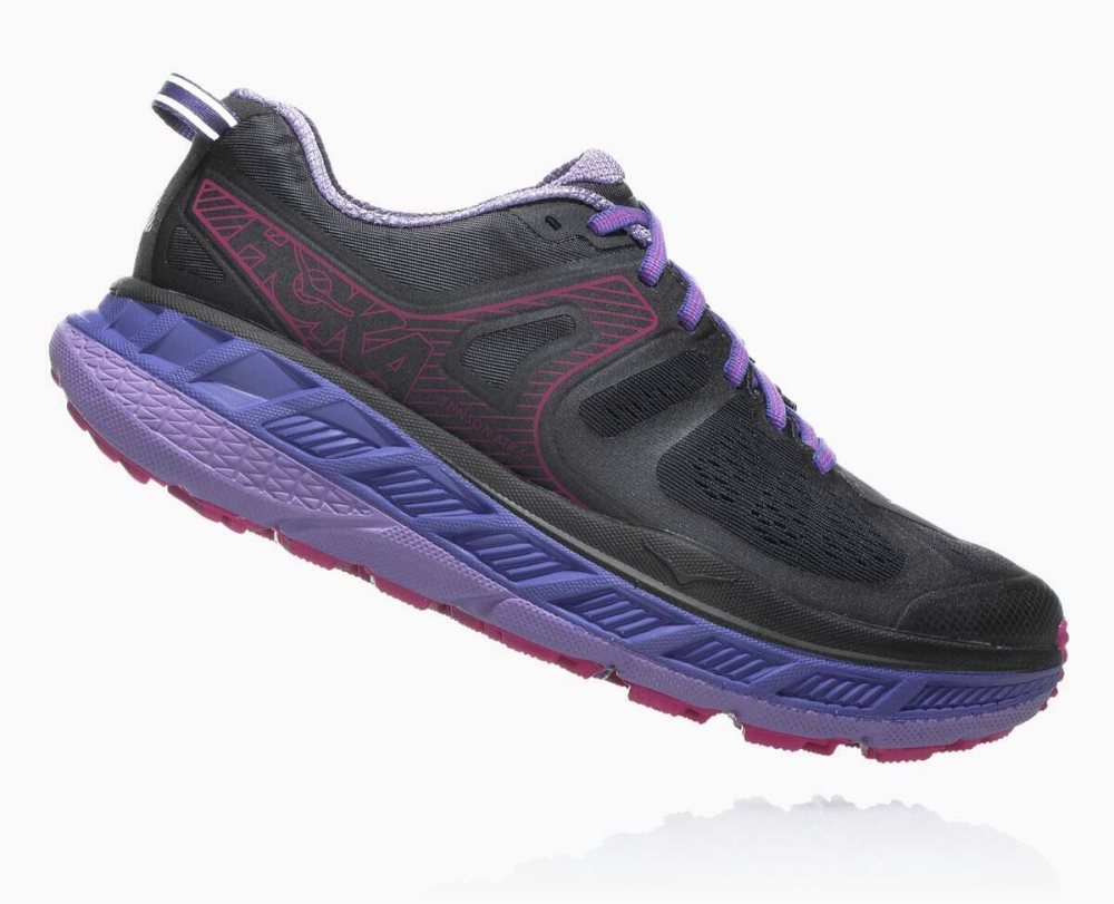 Hoka Stinson ATR 5 Ebony/Very Berry | 75124XPOD