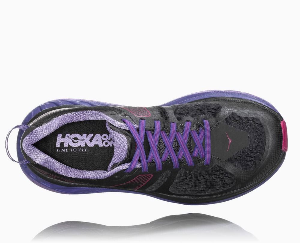 Hoka Stinson ATR 5 Ebony/Very Berry | 75124XPOD