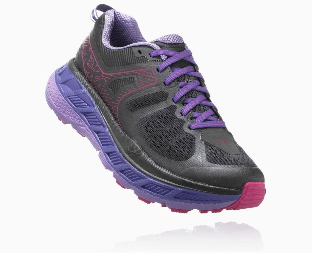 Hoka Stinson ATR 5 Ebony/Very Berry | 75124XPOD