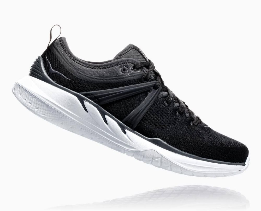 Hoka Tivra Black / Dark Grey | 57612OYLM