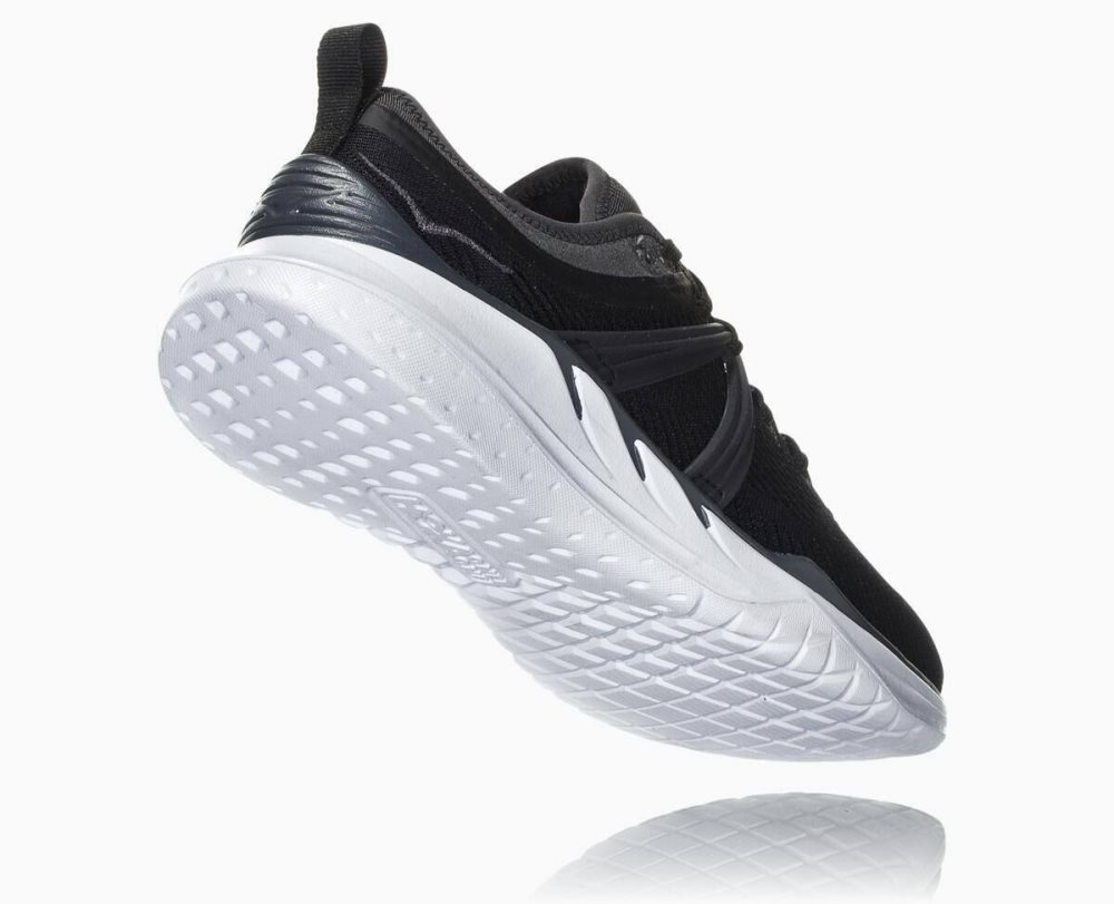 Hoka Tivra Black / Dark Grey | 57612OYLM