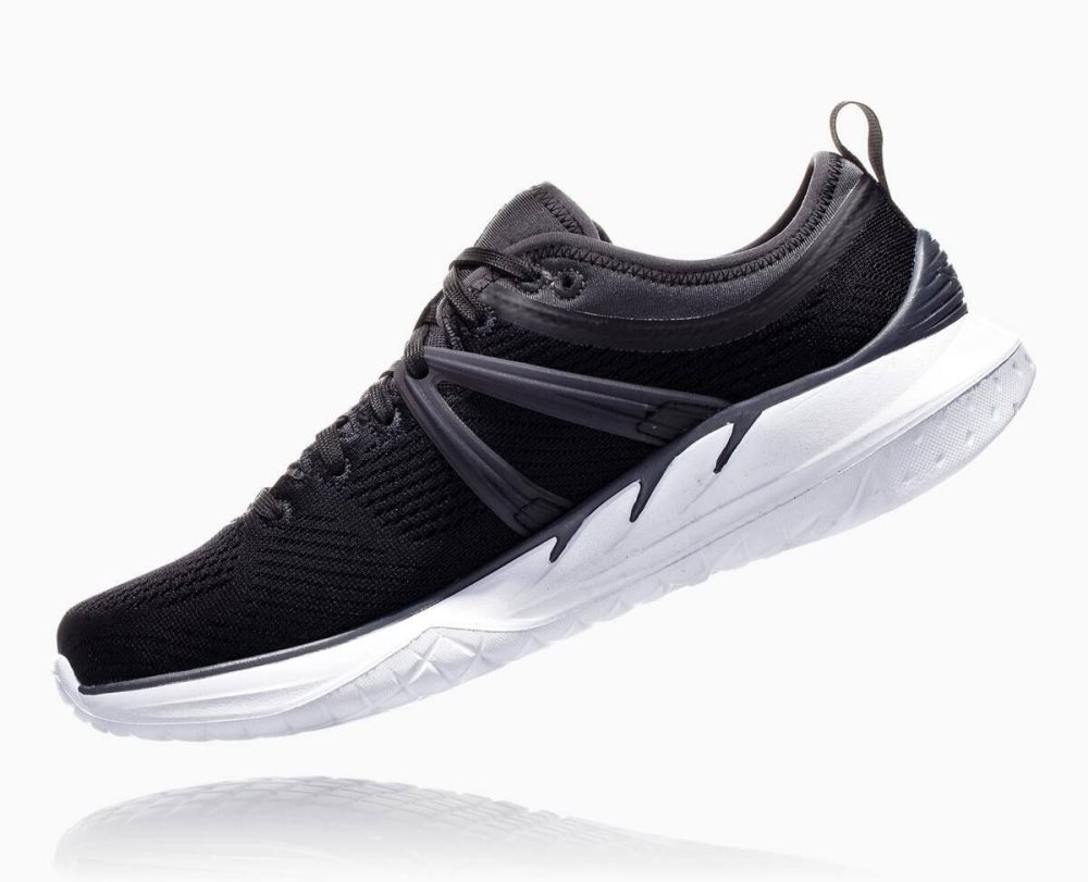 Hoka Tivra Black / Dark Grey | 57612OYLM