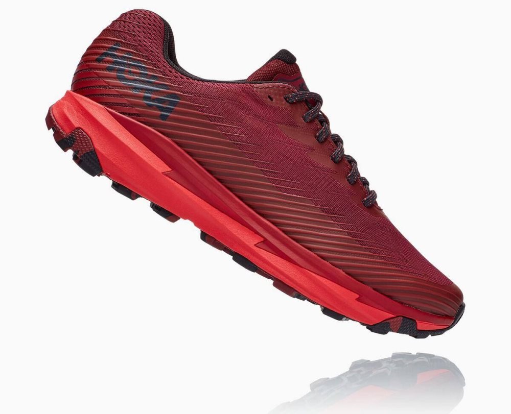 Hoka Torrent 2 Dark Brown / Red | 51809QKTA