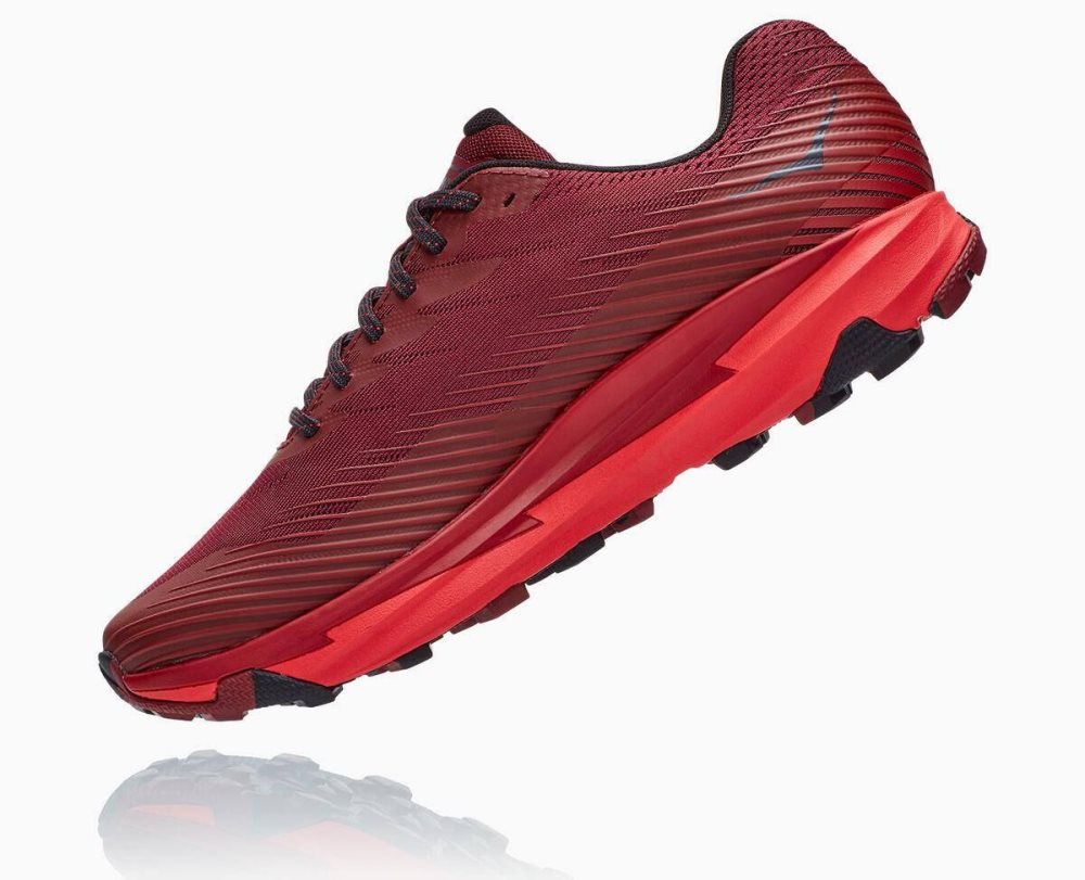 Hoka Torrent 2 Dark Brown / Red | 51809QKTA